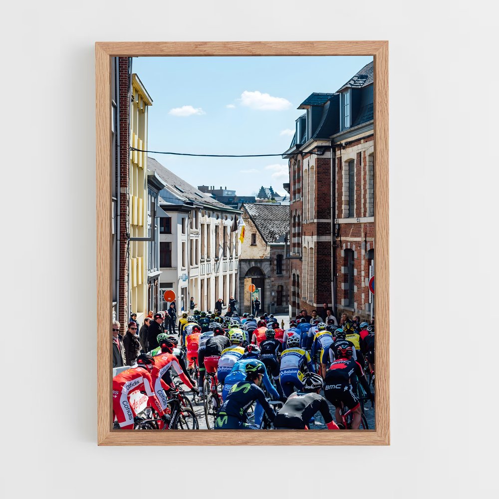 Poster La Course des Cyclistes – affiche Cyclisme (vue 4)